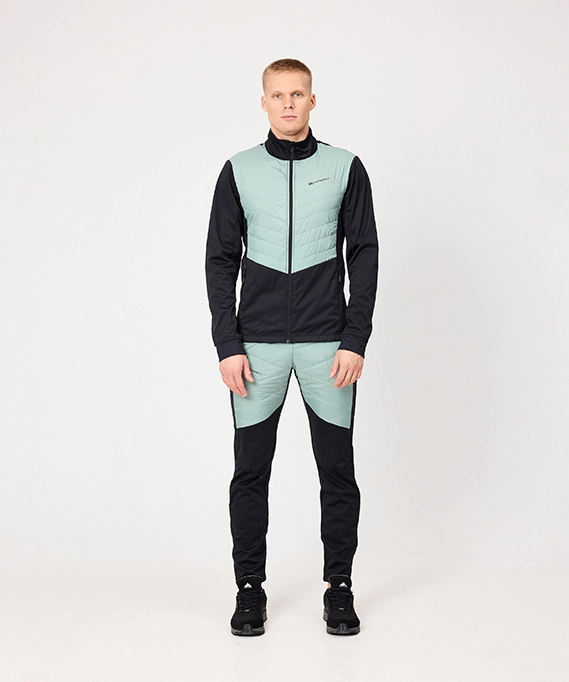 Брюки Nordski Hybrid Pro Black/Ice Mint MEN