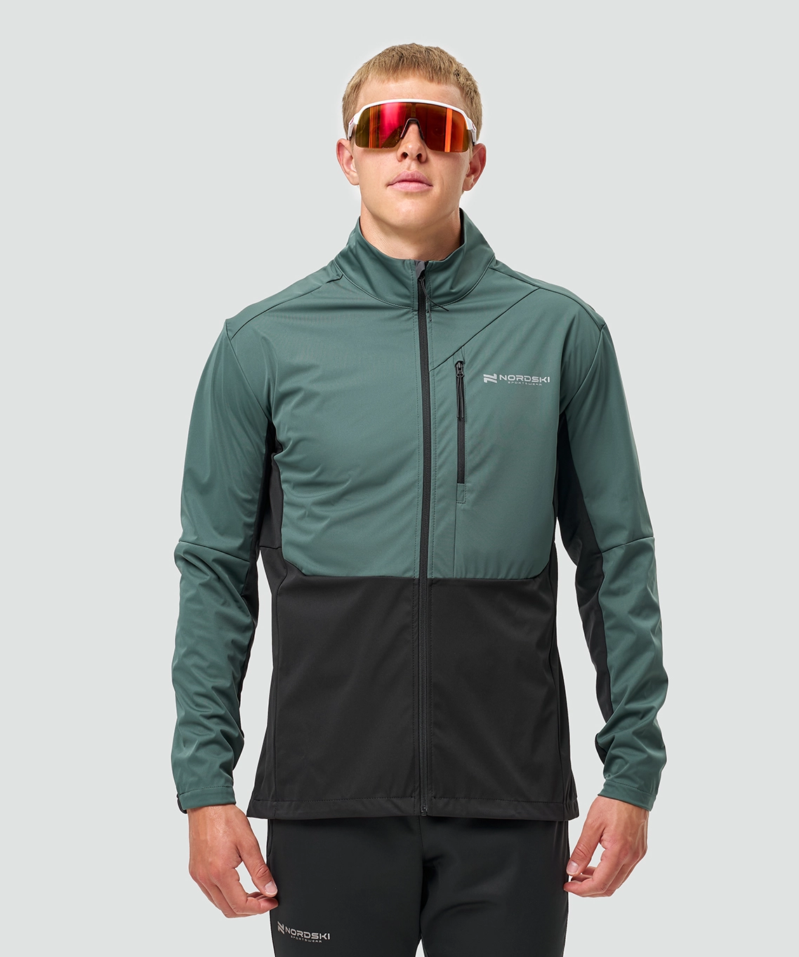 Тренировочная куртка Nordski PRO TOUR Dark Mint/Black