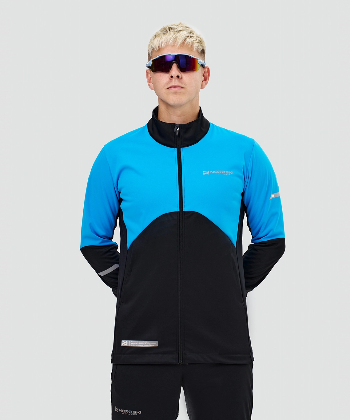 Тренировочная куртка Nordski Pro 2.0 Light Blue/Black