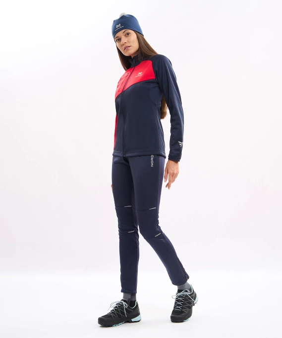 Разминочная куртка NORDSKI Premium Blueberry/Red W