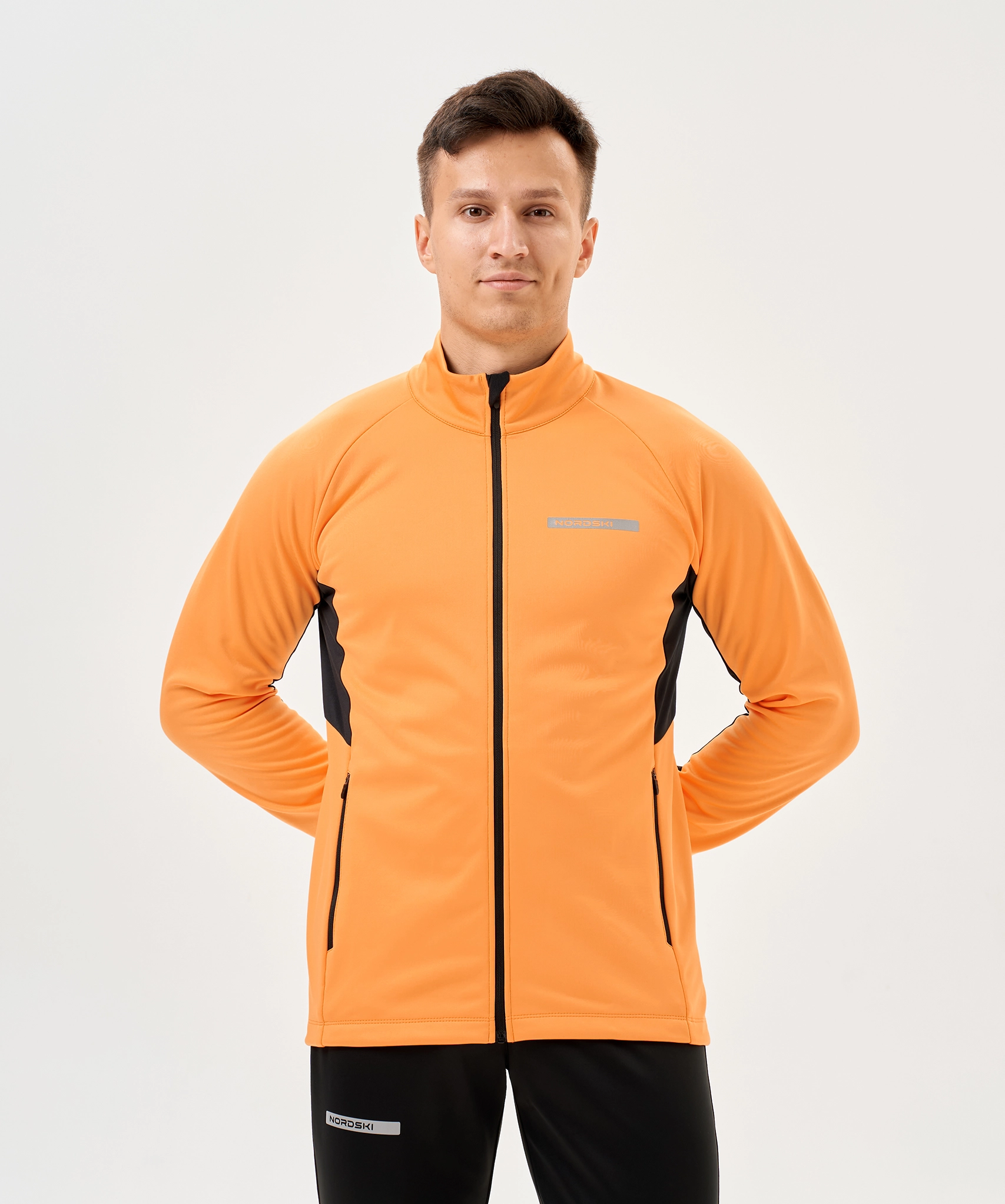 Тренировочная куртка Nordski Core Orange/Black