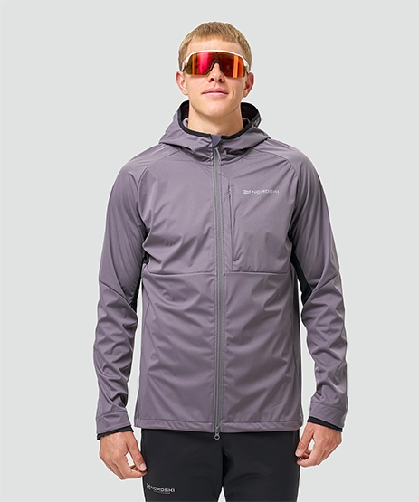 Тренировочная куртка Nordski PRO TOUR HOOD Bronze/Black