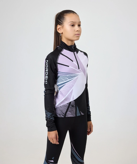 Гоночный костюм Nordski Jr. Heat Black/Lavender