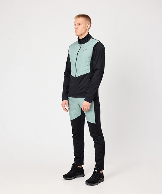 Брюки Nordski Hybrid Pro Black/Ice Mint MEN