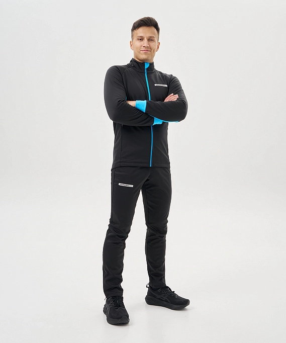 Тренировочная куртка Nordski Core Black/Breeze