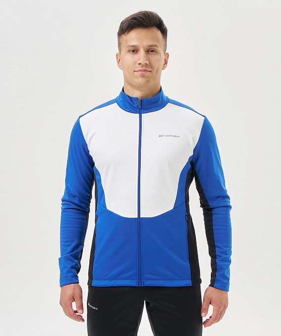 Тренировочная куртка Nordski Advance White/True Blue/Black