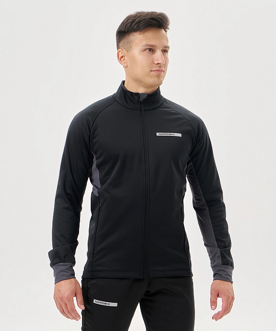 Тренировочная куртка Nordski Core Black/Grey