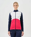 Тренировочная куртка Nordski Advance White/Pink/Blueberry W