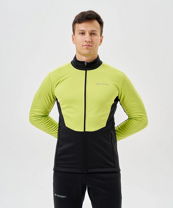 Тренировочная куртка Nordski Advance Lime/Black