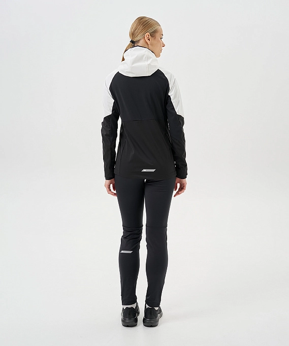 Тренировочная куртка Nordski PRO TOUR HOOD White/Black W