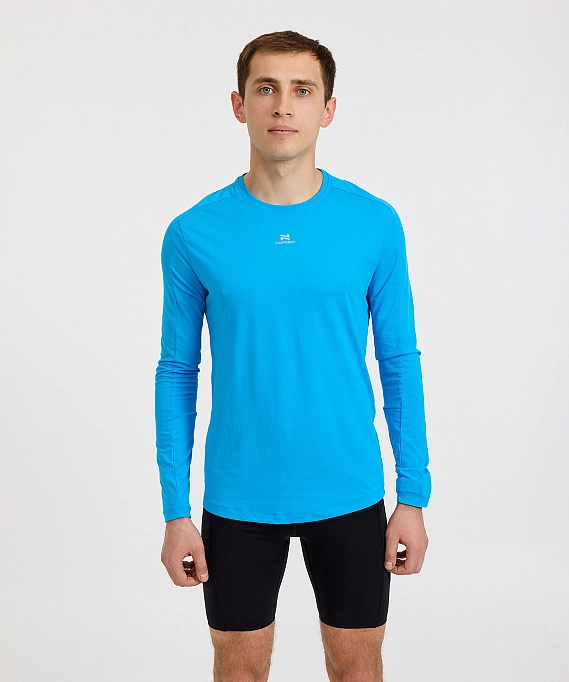 Футболка Nordski Upcast Cobalt с длинным рукавом