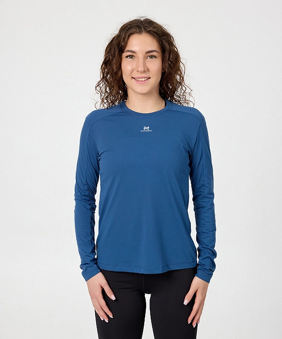 Футболка Nordski Upcast Indigo с длинным рукавом W