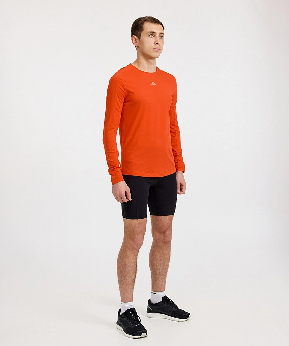Футболка Nordski Upcast Orange с длинным рукавом