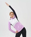 Тренировочная куртка Nordski Advance White/Orchid/Black W