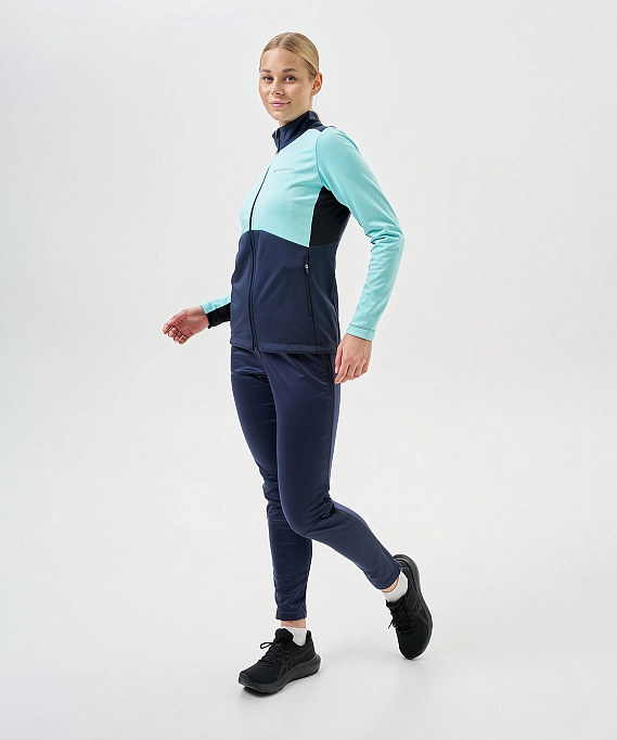 Тренировочная куртка Nordski Advance Mint/Blueberry W