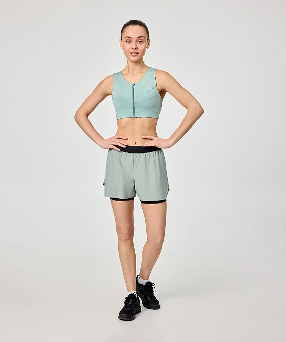 Шорты с лосинами Nordski Stayer Ice Mint/Black W