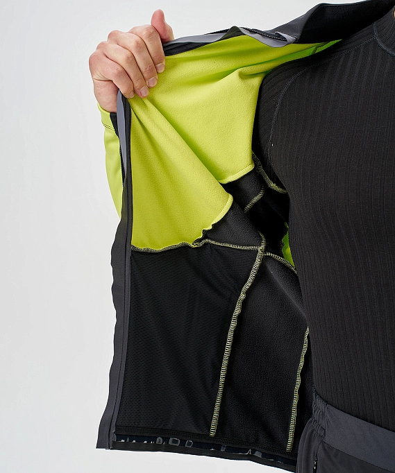 Тренировочная куртка Nordski Advance Lime/Black