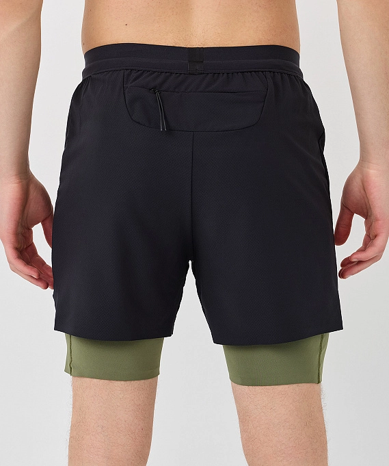 Шорты с лосинами Nordski Stayer Black/Olive