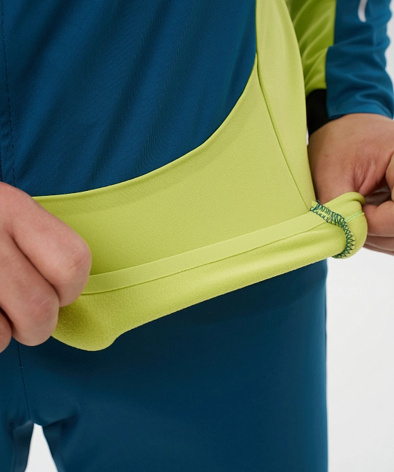 Тренировочная куртка Nordski Race Dark Jeans/Lime