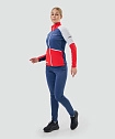 Тренировочная куртка Nordski Pro 2.0 White/Red/Blue W