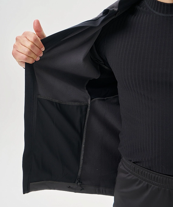 Тренировочная куртка Nordski Core Graphite/Black