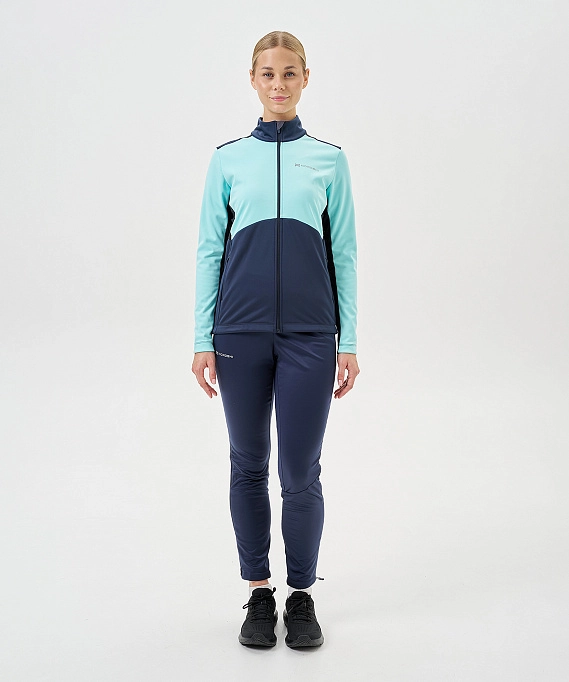 Тренировочная куртка Nordski Advance Mint/Blueberry W
