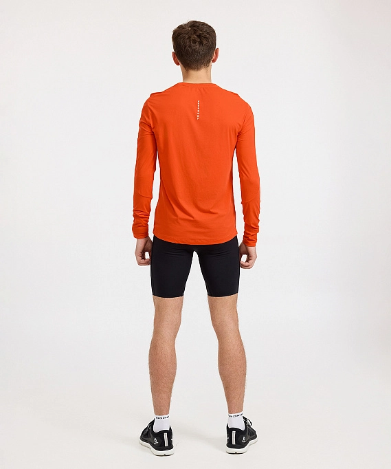 Футболка Nordski Upcast Orange с длинным рукавом