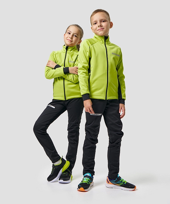 Тренировочная куртка Nordski Jr. Core Lime/Black