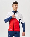 Тренировочная куртка Nordski Pro 2.0 White/Red/Blue