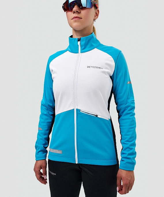 Тренировочная куртка Nordski Pro 2.0 Breeze/White/Black W