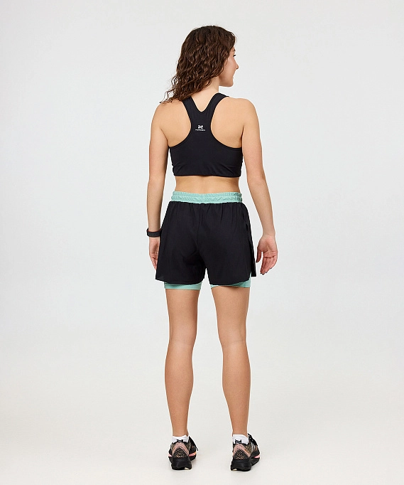 Шорты с лосинами Nordski Pro Energy Black/Opal W