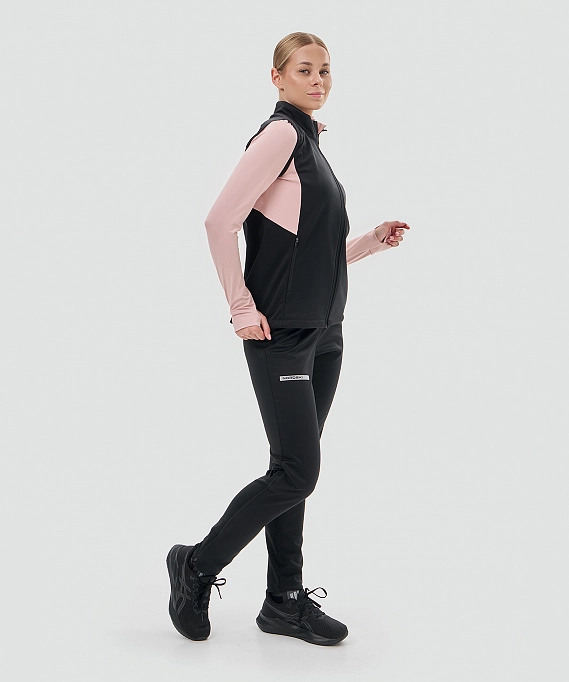 Жилет тренировочный Nordski Core Black/Soft Pink W