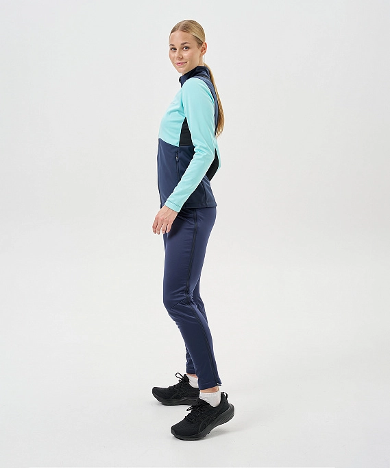 Тренировочная куртка Nordski Advance Mint/Blueberry W