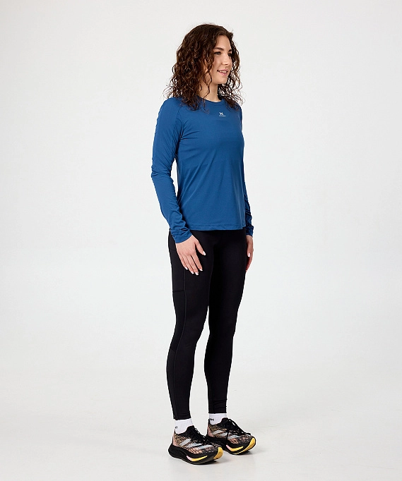 Футболка Nordski Upcast Indigo с длинным рукавом W