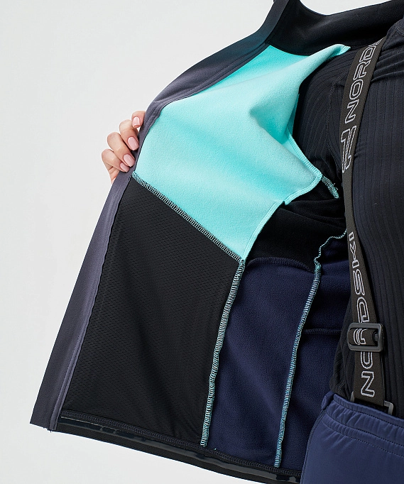 Тренировочная куртка Nordski Advance Mint/Blueberry W