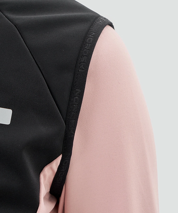 Жилет тренировочный Nordski Core Black/Soft Pink W