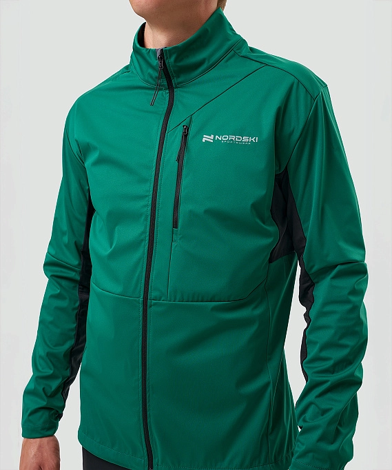 Тренировочная куртка Nordski PRO TOUR Alpine Green/Black