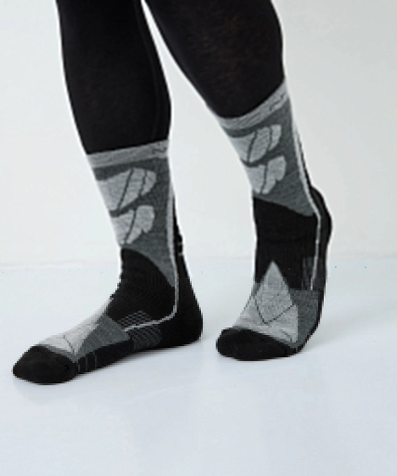 Носки Nordski Wool black/grey