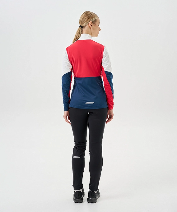 Тренировочная куртка Nordski PRO TOUR White/Deep/Red W