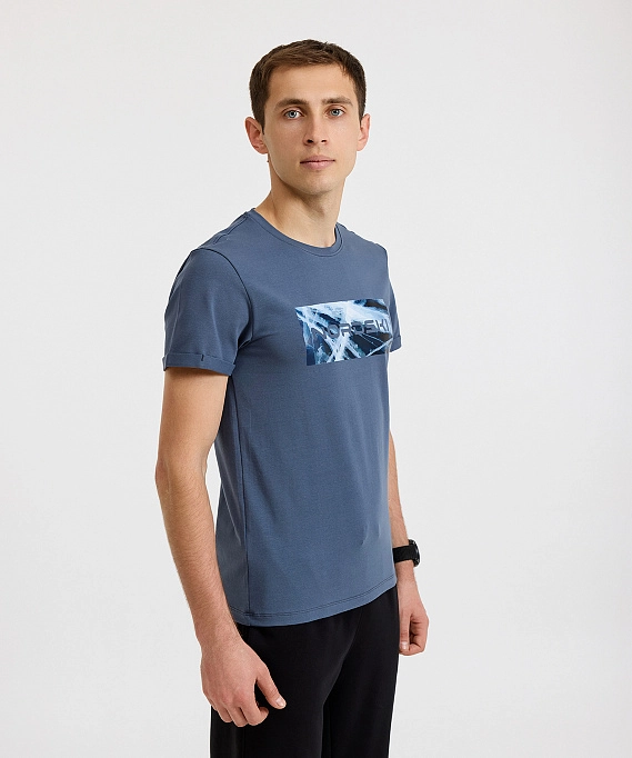 Футболка Nordski Simple Logo Grey/Ice