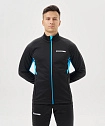 Тренировочная куртка Nordski Core Black/Light Blue