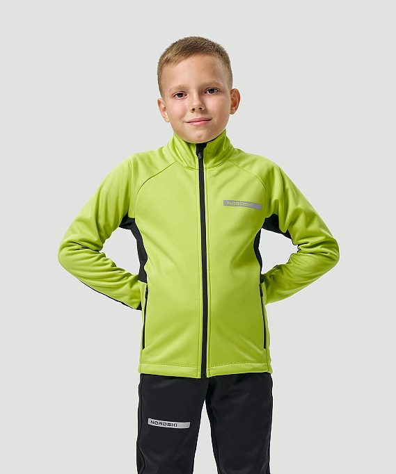 Тренировочная куртка Nordski Jr. Core Lime/Black