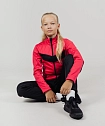 Разминочная куртка Nordski Jr.Base Pink/Black