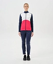 Тренировочная куртка Nordski Advance White/Pink/Blueberry W