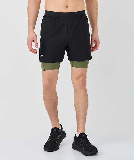 Шорты с лосинами Nordski Stayer Black/Olive