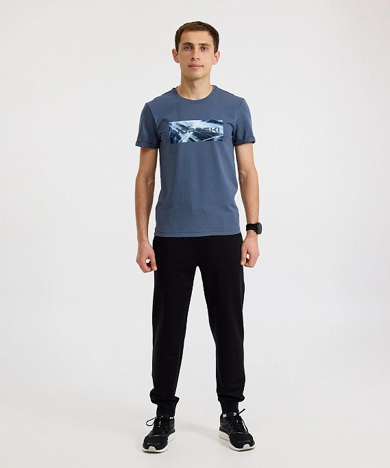 Футболка Nordski Simple Logo Grey/Ice