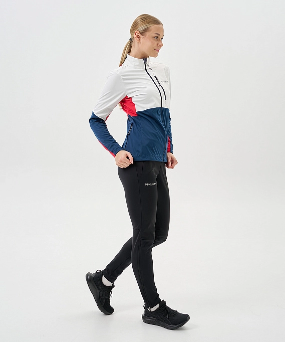 Тренировочная куртка Nordski PRO TOUR White/Deep/Red W