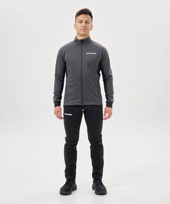 Тренировочная куртка Nordski Core Graphite/Black