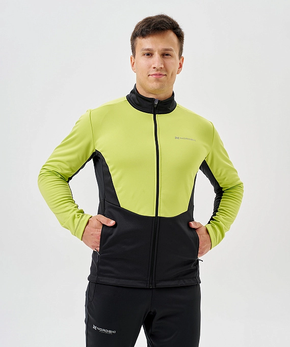Тренировочная куртка Nordski Advance Lime/Black