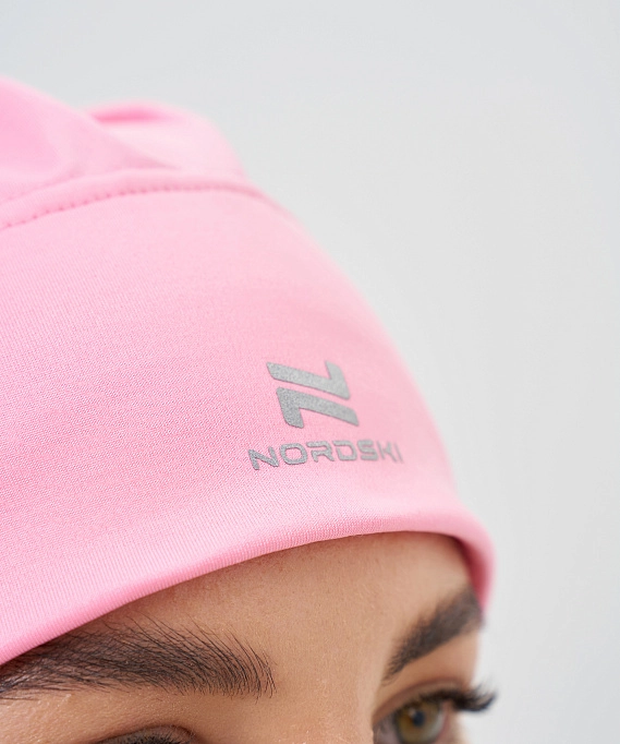 Тренировочная шапка Nordski Train Candy Pink